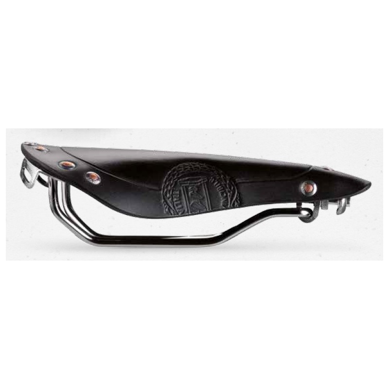 Siodło SELLA ITALIA STORICA BOOST GRAVEL skórzane czarne 580g (NEW)