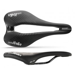 Siodło SELLE ITALIA SLR BOOST LADY SUPERFLOW TM S (id match - S3) manganese tube 7, fibra-tek, czarne (NEW 2021)