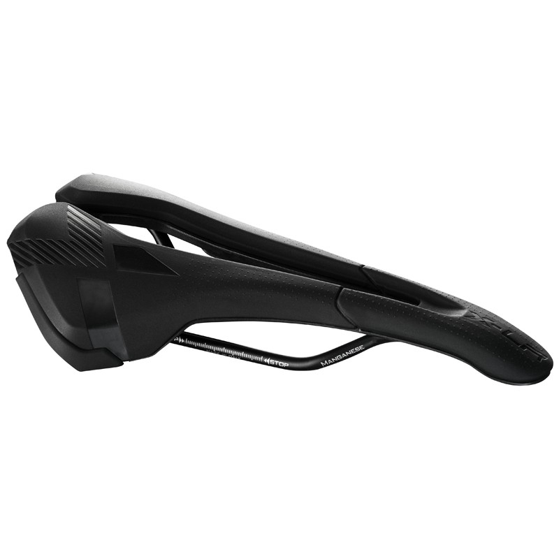 Siodło SELLE ITALIA X-LR TM AIR CROSS SUPERFLOW S (id match - S3) Manganese Tube 7, rpu, 215g czarne (NEW)