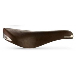 Siodło SELLA ITALIA TURBO BULLITT Fec Alloy 7, skórzane brązowe 358g