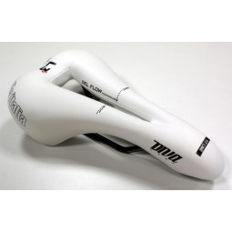 Siodło SELLE ITALIA DIVA GEL SUPERFLOW L (id match - L3)  manganese tube 7, białe, testowe zestaw SIT-0000000000134 (NEW)