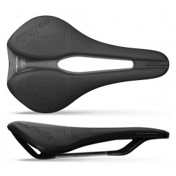 Siodło SELLE ITALIA NOVUS EVO BOOST SUPERFLOW L (id match - L3) FeC Alloy Ø7, soft-tek, czarne (NEW)