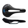 Siodło SELLE ITALIA X-LAND E-BIKE TM SUPERFLOW L (id match - L3) Manganese Tube 7,  fibra-tek- Mokka, 275g czarno-niebieskie (DW