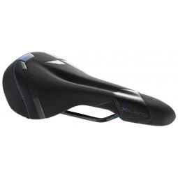 Siodło SELLE ITALIA X-LAND E-BIKE TM L (id match - L1) Manganese Tube 7, fibra-tek - Mokka, 280g czarno-niebieski (DWZ)