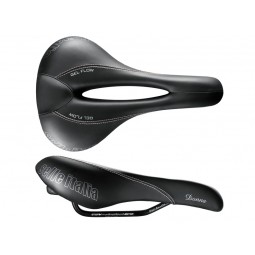 Siodło SELLE ITALIA DONNA GEL FLOW L (id match - L2) Fec Alloy 7, Duro-Tek, 345g czarne (NEW)