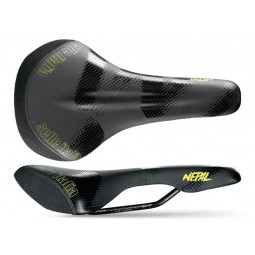 Siodło SELLE ITALIA NEPAL TM L (id match - L1) manganese tube 7, duro-tek, czarno-żółte (DWZ)