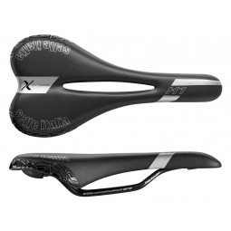 Siodło SELLE ITALIA X1 X-CROSS FLOW S (id match - S2) Fec Alloy 7, duro-tek, 320g czarne (NEW ZOSTAJE)