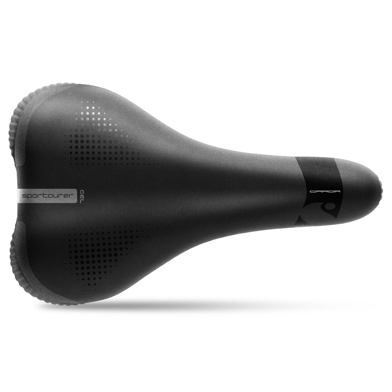 Siodło SPORTOURER GARDA MAN GEL (S FILL TREKKING) żelowe + elastomery męskie (NEW)