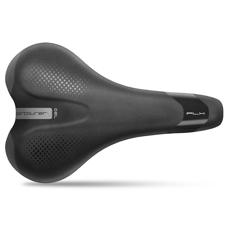 Siodło SPORTOURER FLX LADY GEL (L FILL TREKKING) żelowe + elastomery damskie (NEW)