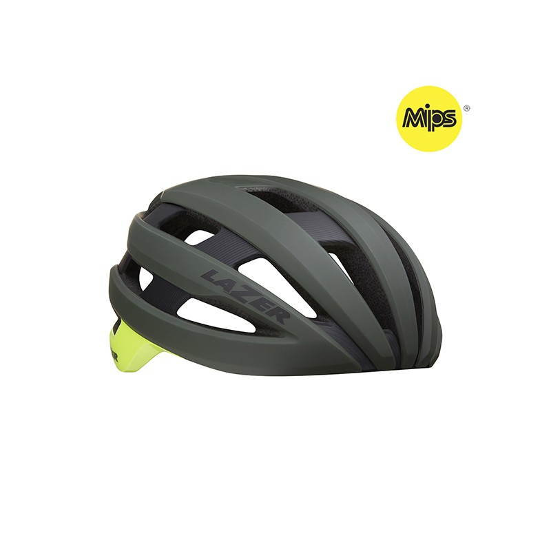 Lazer Kask Sphere CE-CPSC MT Dark Green F-Yellow M +MIPS