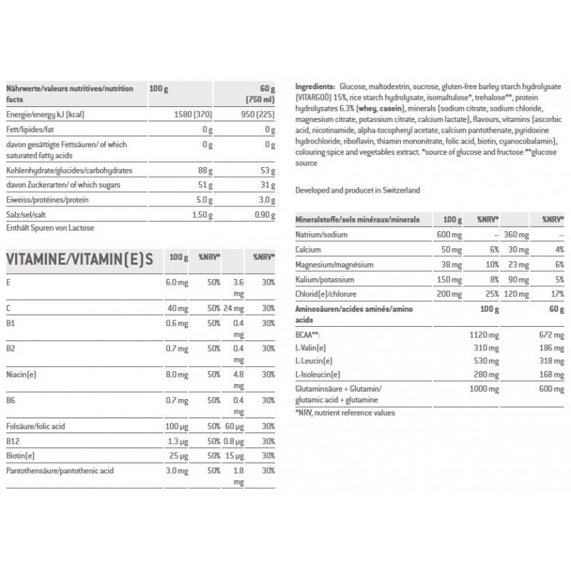Napój SPONSER LONG ENERGY 5% PROTEIN mix owoców 1200g (NEW)