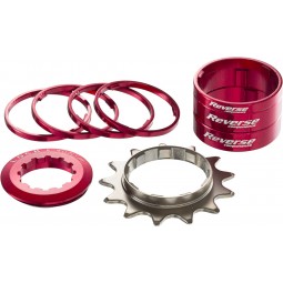Reverse single speed kit 13T czerwony