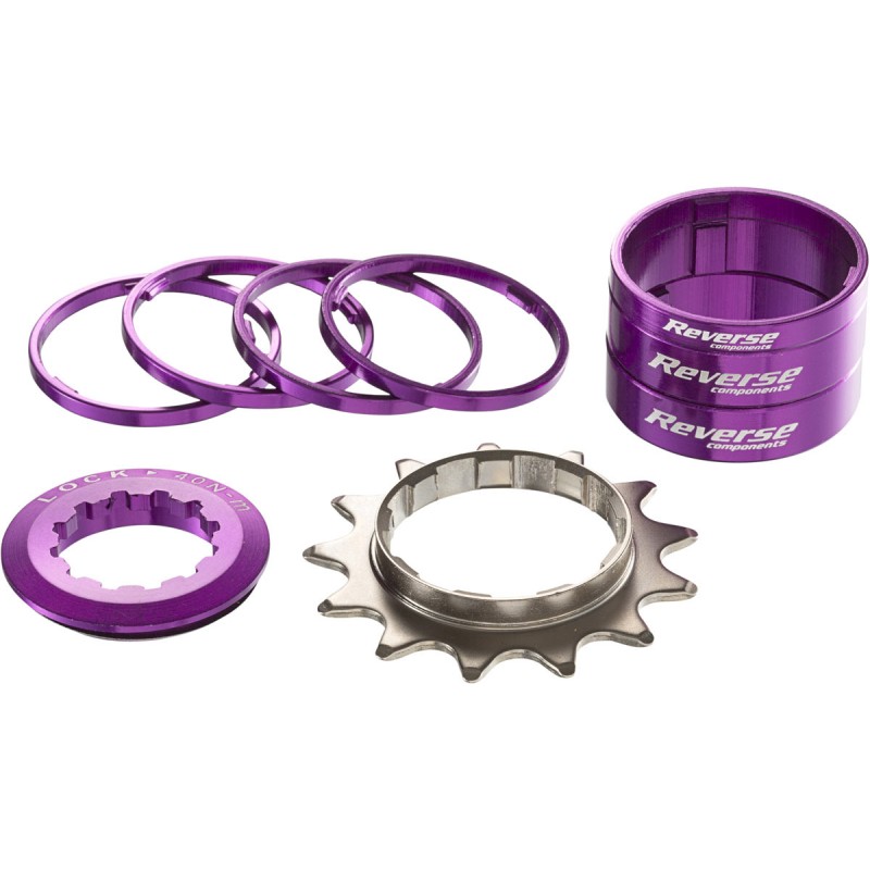 Reverse single speed kit 13T fioletowy