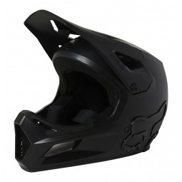 KASK ROWEROWY FOX RAMPAGE BLACK/BLACK