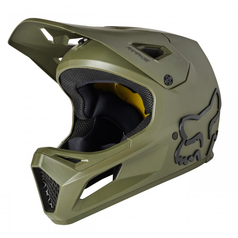 KASK ROWEROWY FOX RAMPAGE OLIVE GREEN