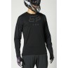 KOSZULKA ROWEROWA FOX Z DŁUGIM RĘKAWEM FLEXAIR DELTA BLACK/BLACK