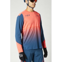 KOSZULKA ROWEROWA FOX Z DŁUGIM RĘKAWEM FLEXAIR ATOMIC PUNCH
