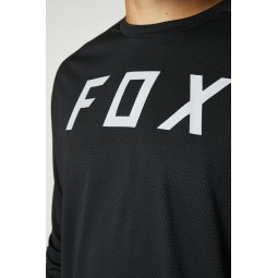 KOSZULKA ROWEROWA FOX Z DŁUGIM RĘKAWEM DEFEND BLACK