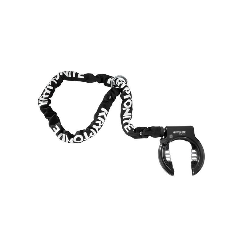 BLOKADA TYLNEGO KOŁA KRYPTONITE RING LOCK, ZABEZPIECZEŃIE ŁAŃCUCHOWE W ZESTAWIE