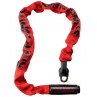 ZAPIĘCIE ŁAŃCUCHOWE KRYPTONITE KEEPER 785 INTEGRATED CHAIN RED 0,7CM X 85CM