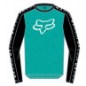 KOSZULKA ROWEROWA FOX JUNIOR Z DŁUGIM RĘKAWEM RANGER DR TEAL