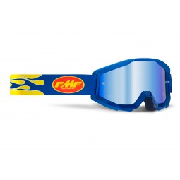 GOGLE FMF POWERCORE FLAME NAVY - SZYBA MIRROR BLUE