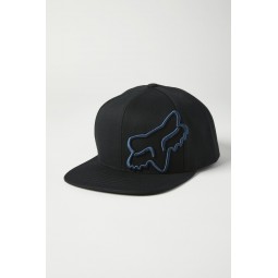 CZAPKA Z DASZKIEM FOX HEADERS SNAPBACK BLACK/BLUE