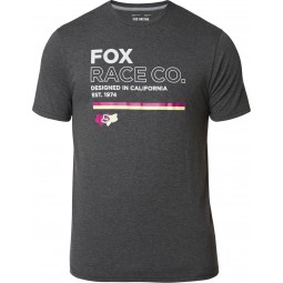 T-SHIRT FOX ANALOG TECH HEATHER BLACK