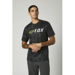 T-SHIRT FOX APEX CAMO TECH BLACK CAMO