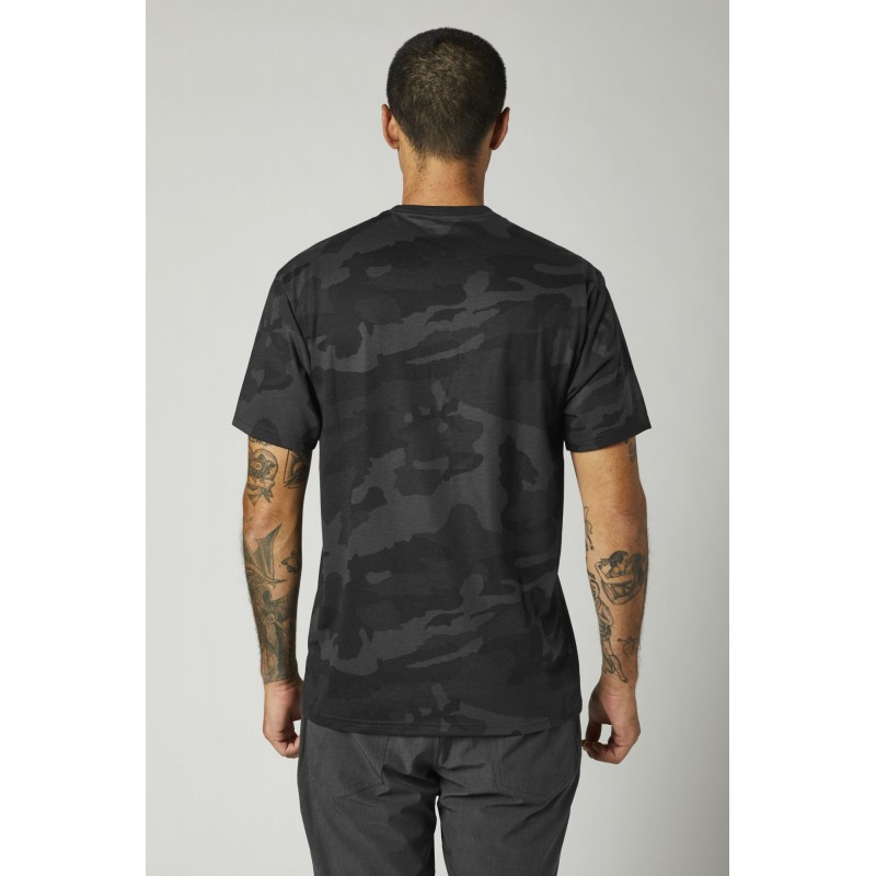 T-SHIRT FOX APEX CAMO TECH BLACK CAMO