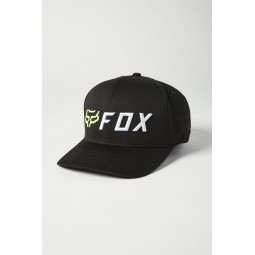 CZAPKA Z DASZKIEM FOX APEX FLEXFIT BLACK/YELLOW