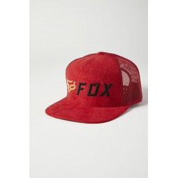 CZAPKA Z DASZKIEM FOX APEX SNAPBACK RED/BLACK