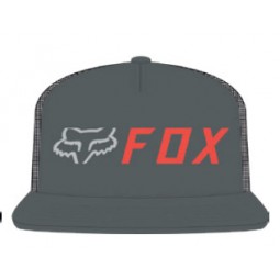 CZAPKA Z DASZKIEM FOX APEX SNAPBACK GREY/ORANGE