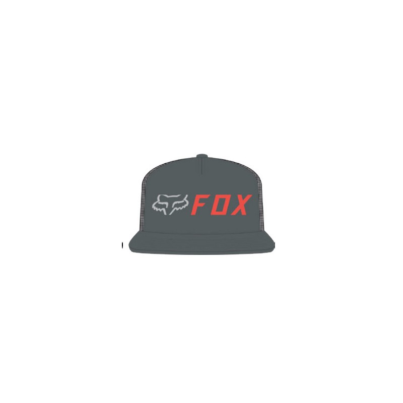 CZAPKA Z DASZKIEM FOX APEX SNAPBACK GREY/ORANGE