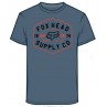 T-SHIRT FOX BACKBONE TECH MATTE BLUE