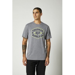 T-SHIRT FOX BACKBONE TECH HEATHER GRAPHITE