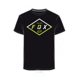 T-SHIRT FOX BADGE TECH BLACK