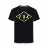 T-SHIRT FOX BADGE TECH BLACK