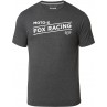T-SHIRT FOX BANNER TECH HEATHER BLACK