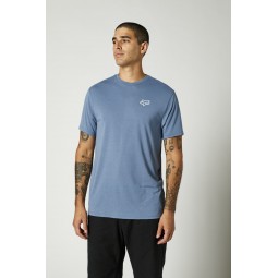 T-SHIRT FOX BURNT TECH MATTE BLUE