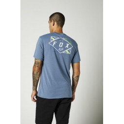 T-SHIRT FOX BURNT TECH MATTE BLUE