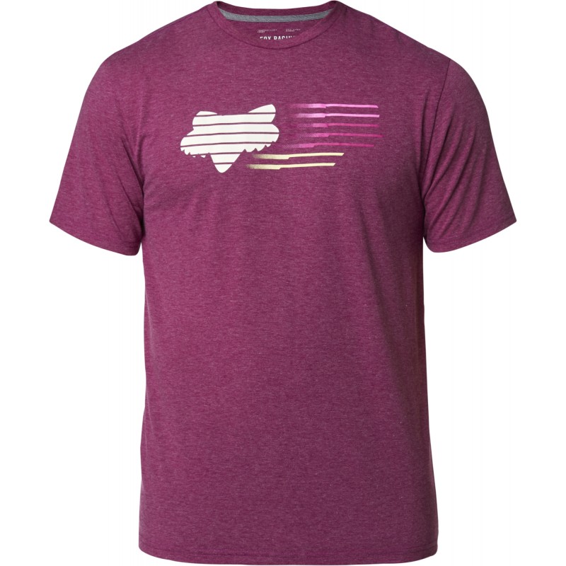 T-SHIRT FOX LIGHTSPEED HEAD TECH HEATHER PURPLE