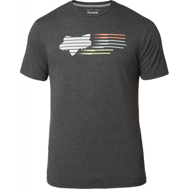 T-SHIRT FOX LIGHTSPEED HEAD TECH HEATHER BLACK