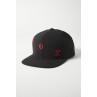 CZAPKA Z DASZKIEM FOX CHOP SHOP SNAPBACK BLACK