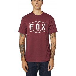 T-SHIRT FOX CREST TECH CRANBERRY