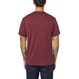 T-SHIRT FOX CREST TECH CRANBERRY