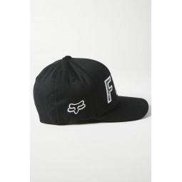 CZAPKA Z DASZKIEM FOX DOWN N DIRTY FLEXFIT BLACK/WHITE