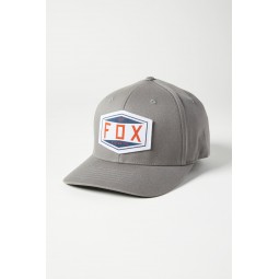 CZAPKA Z DASZKIEM FOX EMBLEM FLEXFIT PEWTER