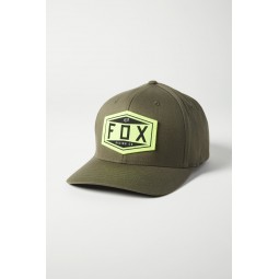 CZAPKA Z DASZKIEM FOX EMBLEM FLEXFIT OLIVE GREEN