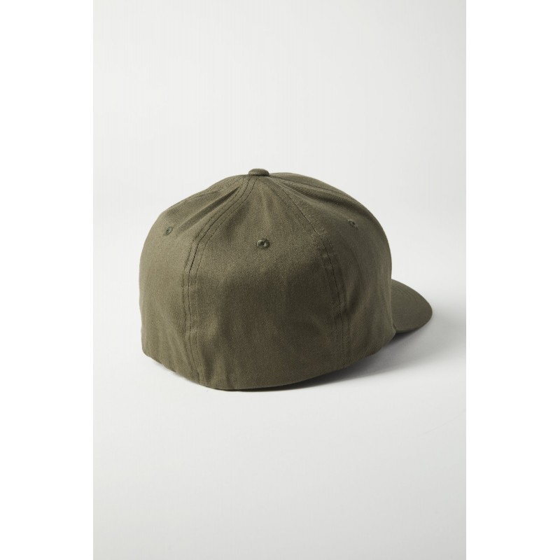 CZAPKA Z DASZKIEM FOX EMBLEM FLEXFIT OLIVE GREEN